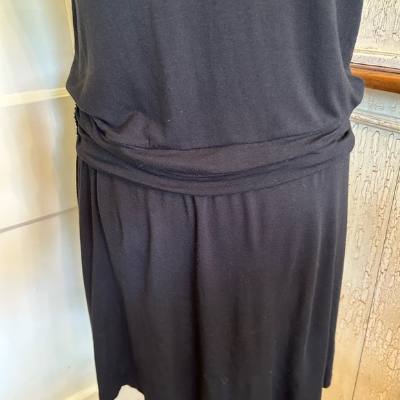 VENUS Black Cowl Neck Sleeveless Midi Dress - Picture 5 of 14